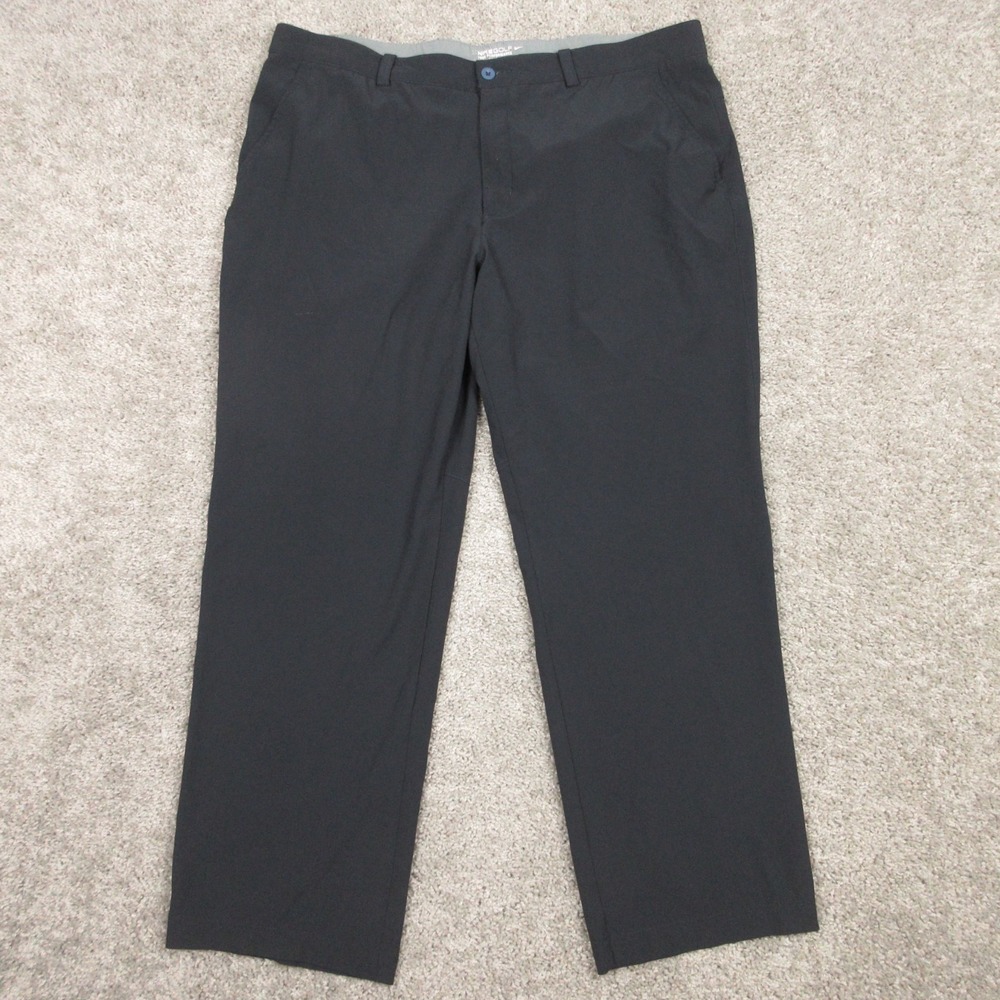Nike Pants Mens 38x30 Black Tour Performance Golf Chinos Vented Comfort Stretch
